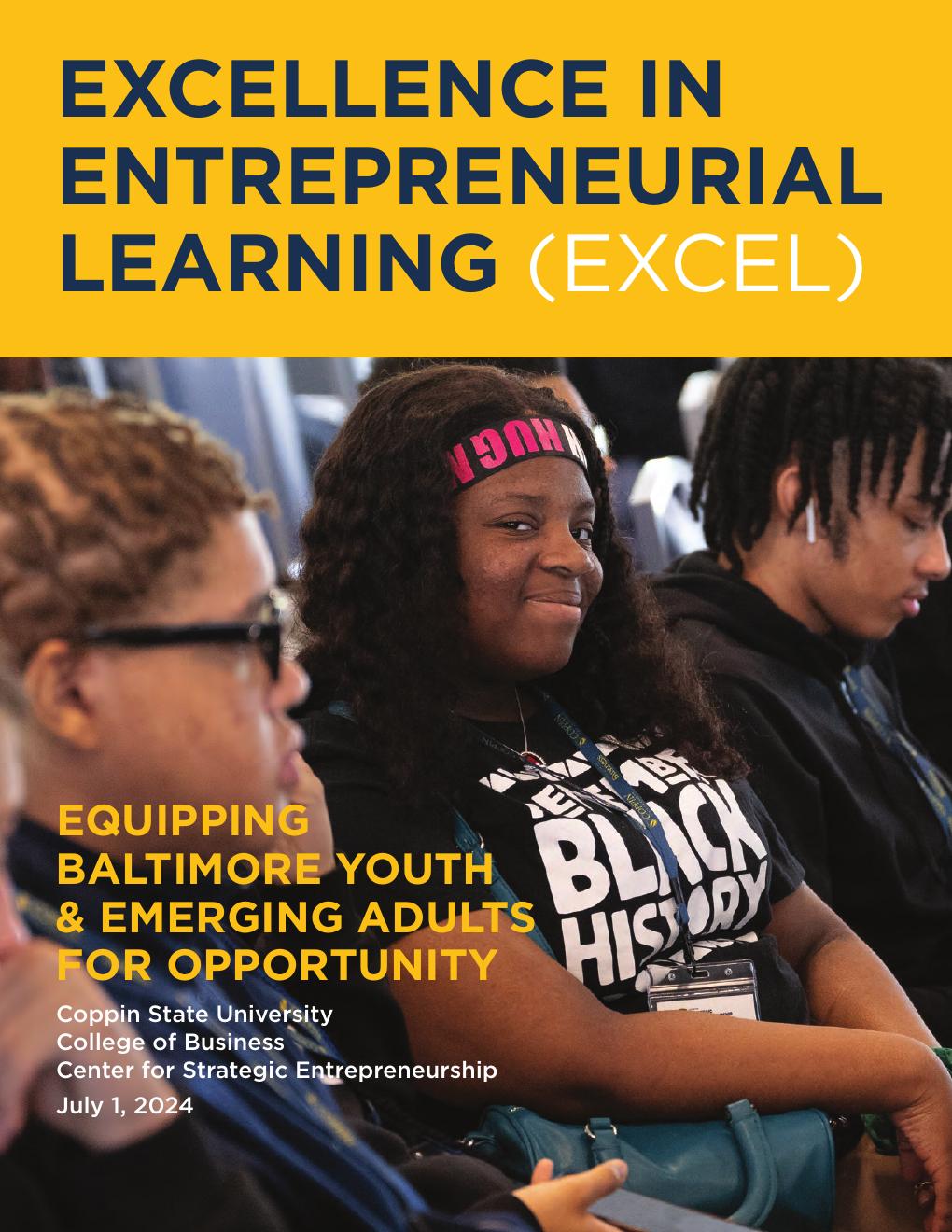 Excellence in Entrepreneurial Learning (EXCEL) report cover